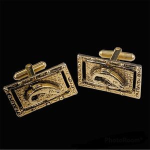 Large Vintage Leaping Trout Cuff Links